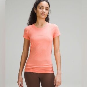 Lululemon Swiftly Tech Short-Sleeve Shirt 2.0 | Sunny coral